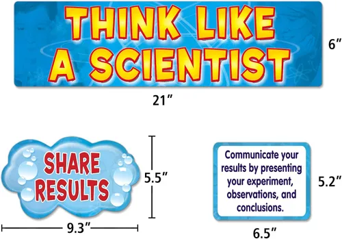 Miniatura 2 de Teacher Created Resources Think Like a Scientist (4867) tablero de anuncios, pequeño, multicolor