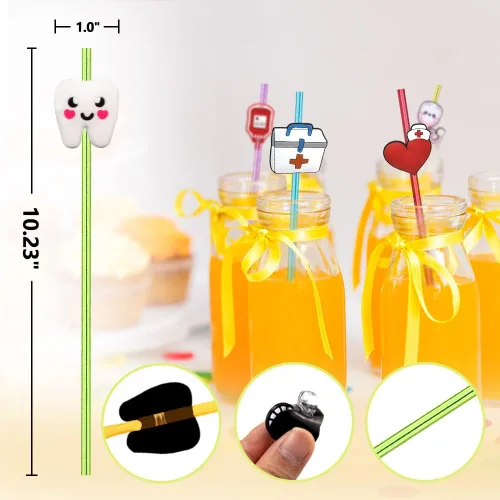 Miniatura 4 de 24 suministros para fiestas temáticas médicas, decoraciones de la semana de enfermeras, decoraciones de fiesta de graduación de la escuela