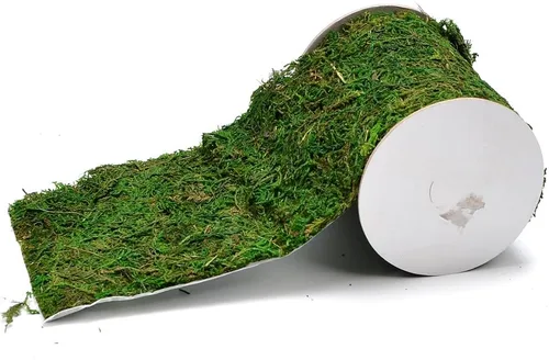 Miniatura 2 de Rollo de musgo verde para jardines de hadas, bodas, otras artes y manualidades (10x120cm (4" W x 48" L))