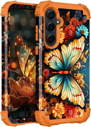 Miniatura 20 de Hocase Funda para Galaxy A37 5G, protección resistente a prueba de golpes, parachoques de goma de silicona suave+funda protectora híbrida