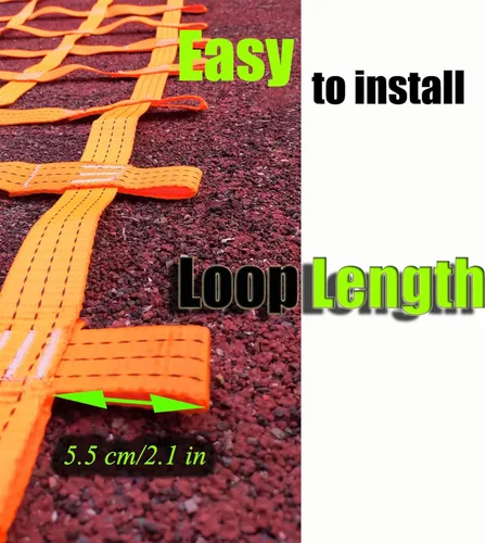 Miniatura 5 de Red de carga de escalada, red ninja para carrera de obstáculos, red interior de la selva, gimnasio, patio de recreo, red para escalada de pared