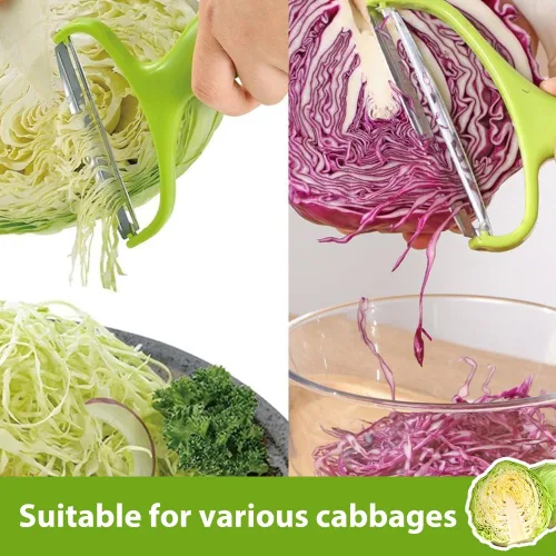 Miniatura 4 de Pelador de verduras de acero inoxidable, nuevas herramientas de cocina 2024, pelador de boca ancha para verduras y frutas, pelador multifuncional