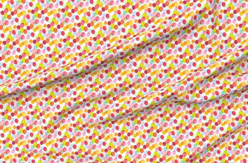 Miniatura 4 de Spoonflower Tela - Globos brillantes Fiesta de cumpleaños Colorido Feliz Naranja Rojo Rosa Impreso en Tela de Gasa Cuarto Grasa - Costura Ropa