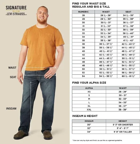 Miniatura 5 de Signature by Levi Strauss & Co. Gold Jeans Flex de ajuste relajado para hombre