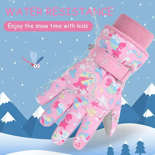 Miniatura 55 de Guantes de nieve para hombre y mujer, impermeables, para invierno, cálidos, para esquí, snowboard, guantes para mujer