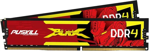 PUSKILL RAM DDR4 Kit de 16 GB (2 x 8 GB) 3200 MHz PC4-25600 CL16 Memoria de escritorio - 1.35 V UDIMM baja latencia, Intel XMP 2.0 listo para PC de