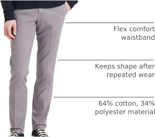 Miniatura 4 de DOCKERS Pantalones Khaki de Corte Ajustado Fácil para Hombre