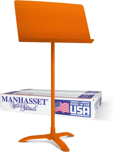 Miniatura 15 de Manhasset Soporte de música para partituras - Modelo 48 Symphony - Soporte Manhasset duradero y duradero - Altura ajustable - 26" a 48" - Fabricado
