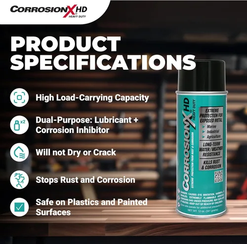 Miniatura 5 de CorrosionX Corrosion Technologies 96004 Heavy Duty 1 Galón
