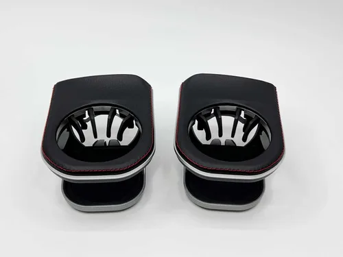 Miniatura 4 de AZUTO Paquete de portavasos lado derecho e izquierdo para Mercedes-Benz Clase G W463A (costura roja)