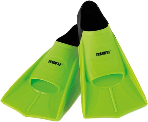 MARU Aletas de entrenamiento, aletas de natación de silicona para patadas más fuertes y rápidas con mayor propulsión, utilizadas para entrenamiento,