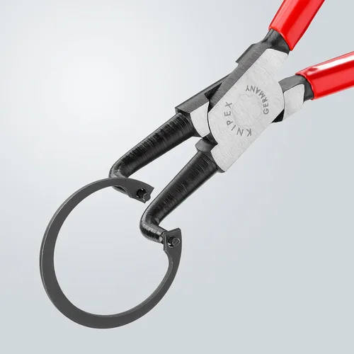 Miniatura 4 de KNIPEX Herramientas - Alicates Circlip, Interno, 90 grados en ángulo, punta forjada, 1 37/64"-3 15/16" diámetro del diámetro (4421J31), 8.50 rojo