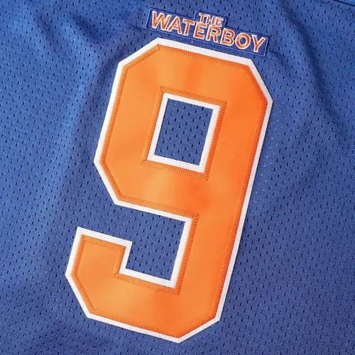 Miniatura 31 de Camiseta de fútbol The Waterboy #9 Bobby Boucher 50 aniversario Mud Dogs Bourbon Bowl Movie Football Jerseys para hombres
