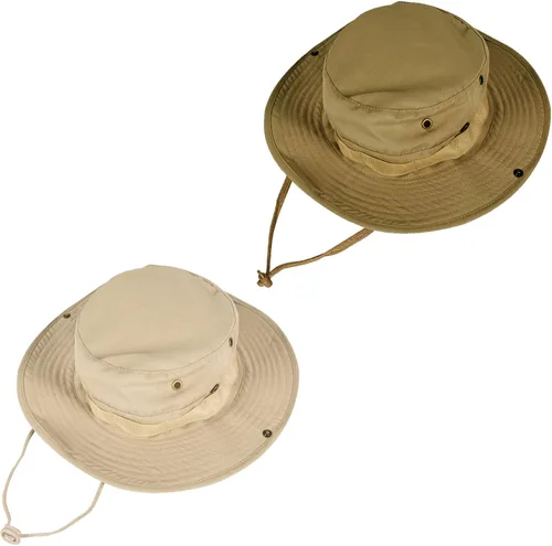 Miniatura 35 de Sombreros de sol para hombres y mujeres, sombrero de cubo UPF 50+, sombrero Boonie plegable, protección UV, senderismo, playa, pesca, safari
