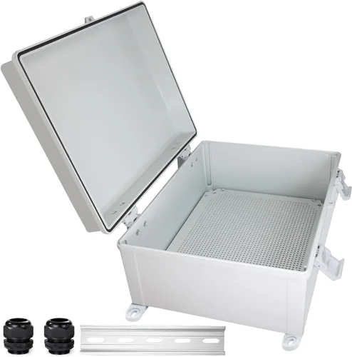 Miniatura 13 de Caja Eléctrica Impermeable a Prueba de Polvo Caja de Conexiones Resistente a la Intemperie IP67 Carcasa de Plástico ABS Caja de Proyecto