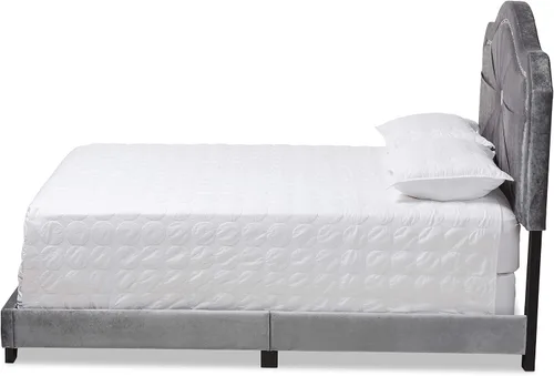 Miniatura 4 de Baxton Studio Camas (se requiere somier), Queen, gris