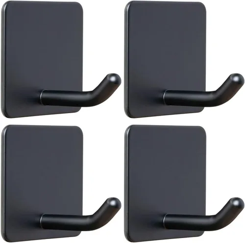 Miniatura 8 de Ganchos Adhesivos de Servicio Pesado para Toallas que se Adhieren, Colgador de Toallas, Soporte de Pared, Resistente al Agua, Ganchos Adhesivos