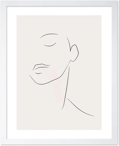 Miniatura 72 de Poster Master Póster de cara de mujer, impresión de dibujo de línea, arte moderno, arte de boceto, arte de pared de esquema, regalo para hombres