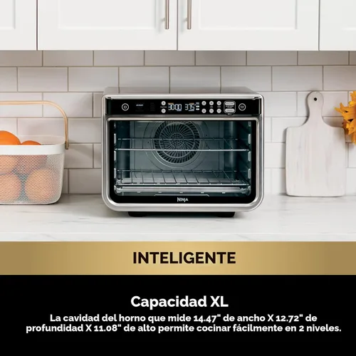 Miniatura 5 de Ninja DT251 Foodi 10 en 1 Smart XL - Horno de freír de aire, hornear, asar, tostar, asar, tostadora digital, termómetro, convección envolvente
