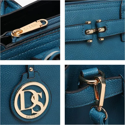 Miniatura 6 de Dasein Bolsos de mano con correa larga para mujer, con asa superior, con correa larga