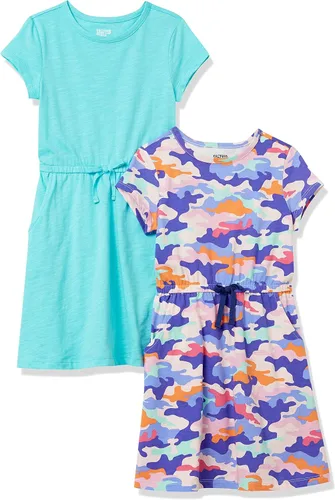 Marca Tienda - Spotted Zebra vestidos de punto de manga corta para niña