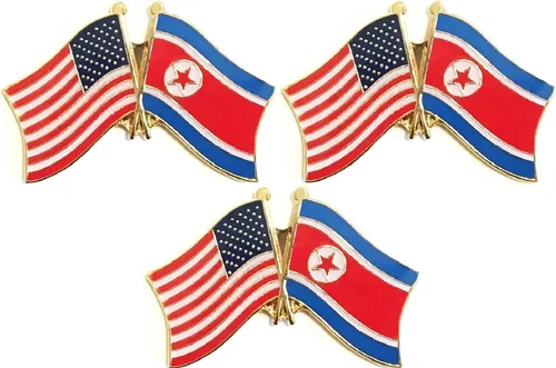 Miniatura 15 de 3 Pines de solapa con banderas de Estados Unidos y países internacionales, paquete de 3 pines dobles con diseño de banderas de Estados Unidos