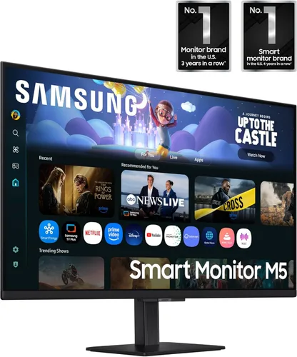 Miniatura 3 de SAMSUNG Monitor inteligente FHD de 32 pulgadas serie M5 (M50F) con transmisión de TV, altavoces, HDR10, concentrador de juegos, múltiples puertos