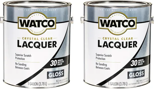 Miniatura 8 de Watco 333690 Acabado de madera transparente lacado, galón, transparente mate
