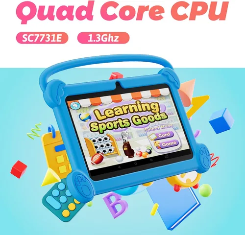 Miniatura 2 de Tablet para niños DIGITHINK de 7 pulgadas 3-9 con estuche protector, 4GB (2GB+2GB Expand) RAM 32GB ROM, tabletas para niños pequeños, dispositivo