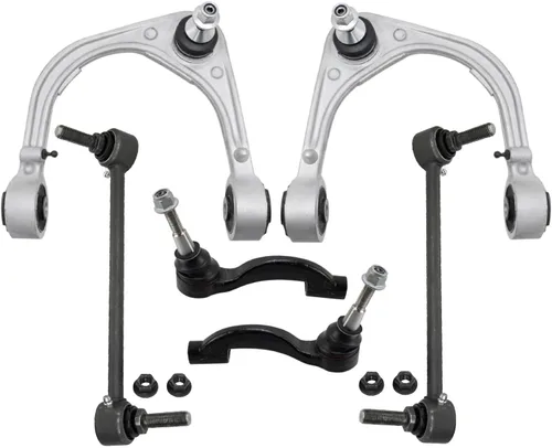 Miniatura 120 de Detroit Axle - Kit de brazos de control de extremo delantero 4WD para Ford 04-08 F-150, 06-08 Lincoln Mark LT, 4 extremos de barra de acoplamiento