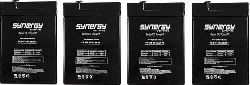 Miniatura 4 de Jiming JM-6M4.5AC 6V 5Ah Batería de plomo ácido sellada recargable Beiter DC Power (1)