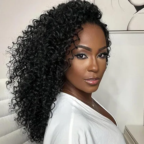 Unionbeauty GoGo Curl Crochet Hair 8 paquetes de trenzas de ganchillo ondulado de 10 pulgadas, cabello rizado de ganchillo para mujer, rizado corto