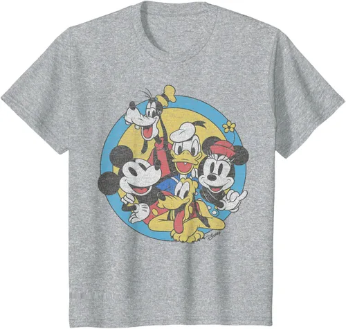 Miniatura 4 de Disney Camiseta retro de Mickey and Friends Group Shot