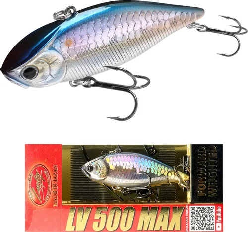 Miniatura 11 de Lucky Craft señuelo de pesca LV-500 cebo con forma de pez 052 Aurora negro