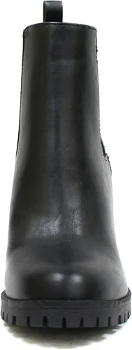 Miniatura 3 de Soda Glove - Botines con suela con ranuras, elástico lateral y tacón grueso