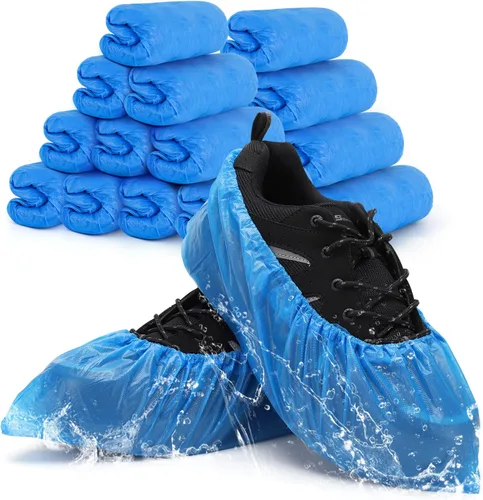 Miniatura 8 de Buself Fundas desechables antideslizantes – Paquete de 100 (50 pares), fundas impermeables y reciclables para botines de zapatos para interiores, se