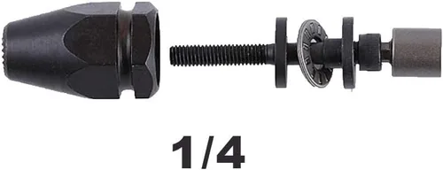 Miniatura 3 de Cabezal de pistola de tuerca de remache de bloqueo automático de 1/4 (1 unidad) para pistola neumática de tuerca de remache KIARUO