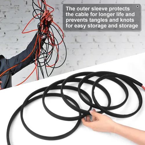 Miniatura 5 de Cable de extensión de panel solar de 30 pies 10 AWG con conectores hembra y macho, cable de extensión solar para paneles solares, controladores