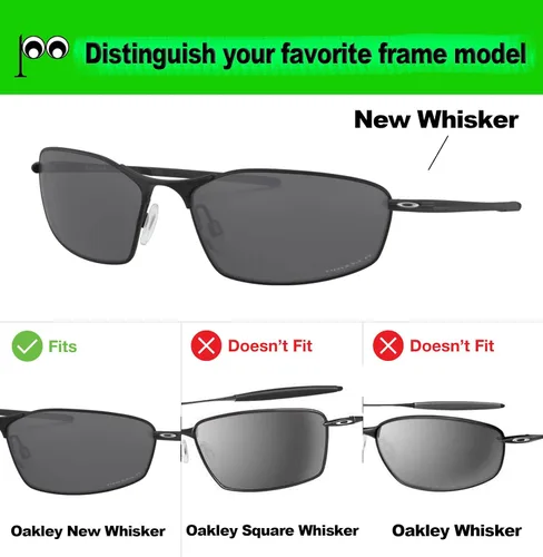Miniatura 4 de Lentes polarizados de repuesto para Oakley Whisker OO4141, multicolor