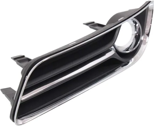Miniatura 5 de KarParts360 Para Chrysler 300 cubierta de luz antiniebla 2011 12 13 2014 par exterior del lado del conductor y del pasajero Negro w/Chrome