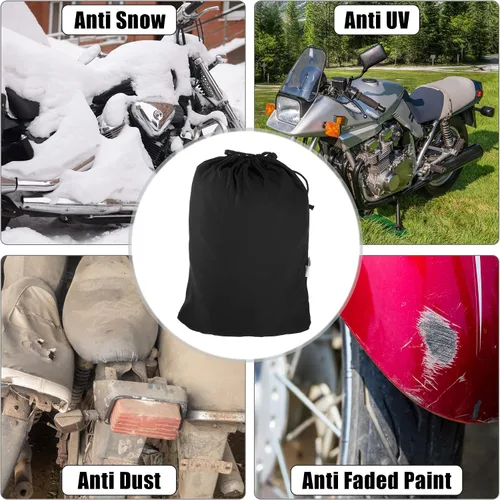 Miniatura 3 de Motoforti L - Cubierta elástica para motocicleta de interior, a prueba de polvo, protector de nieve para Honda CB CBR para Yamaha FZ FZR YZF Dirt