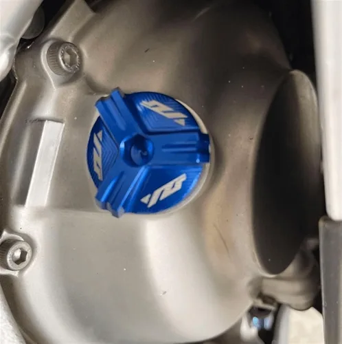 Miniatura 3 de Tapa de tapón de llenado de aceite de motor CNC para motocicleta, compatible con Yamaha YZF R1 R3 R6 YZFR1 1998-2020 YZFR3 2015-2021 YZFR6 YZFR6S R1