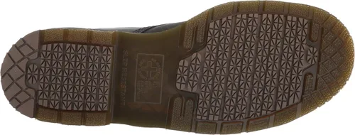 Miniatura 3 de Dr. Martens Botas de trabajo unisex 1460 Originals de 8 ojos, puntera suave, antideslizantes, 6 pulgadas, Grano completo industrial negro.