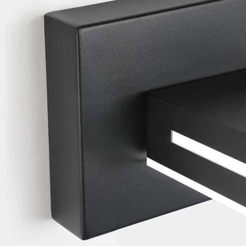 Miniatura 4 de Accesorios de iluminación de tocador de baño sobre espejo (3 luces, 5CCT, regulable) modernos accesorios de iluminación LED de pared de baño, negro