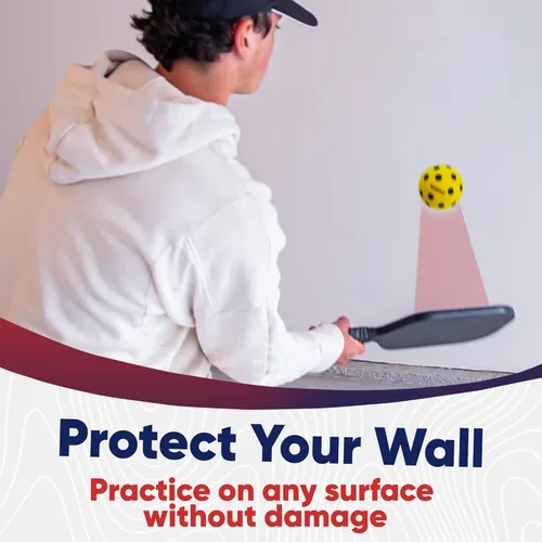 Miniatura 3 de Enhance Pickleball Ninja Ball - Juego de 3 bolas de pickleball silenciosas originales de espuma de pickleball para una práctica silenciosa en casa