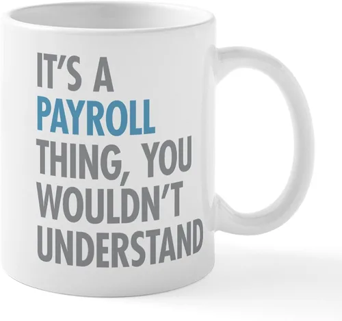 Miniatura 55 de CafePress Coffee Then Payroll Mugs - Taza de café de cerámica (11 oz)