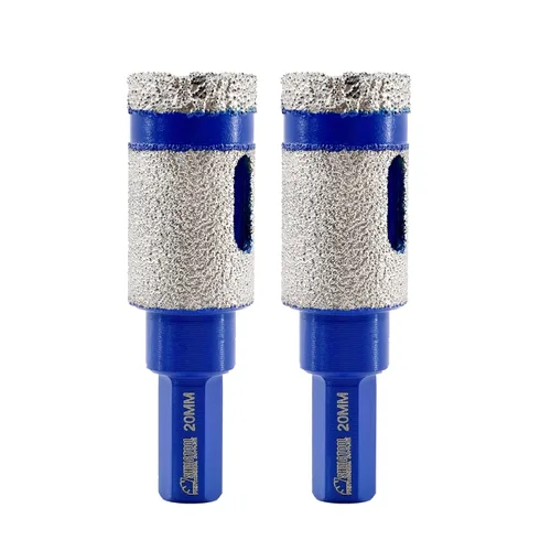 Miniatura 10 de SHDIATOOL Brocas de diamante de 1 pulgada, broca de fresado para biselar, porcelana, azulejos, mármol, cerámica, granito de 0.984 in