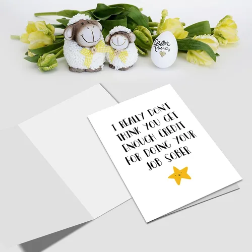 Miniatura 3 de Nchigedy Divertida tarjeta del día del jefe para hombres y mujeres, regalo humorístico del día del jefe para jefe, tarjeta de cumpleaños de jefe