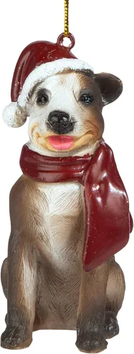 Miniatura 32 de Design Toscano - Figura de perro para decoración navideña. Golden Retriever