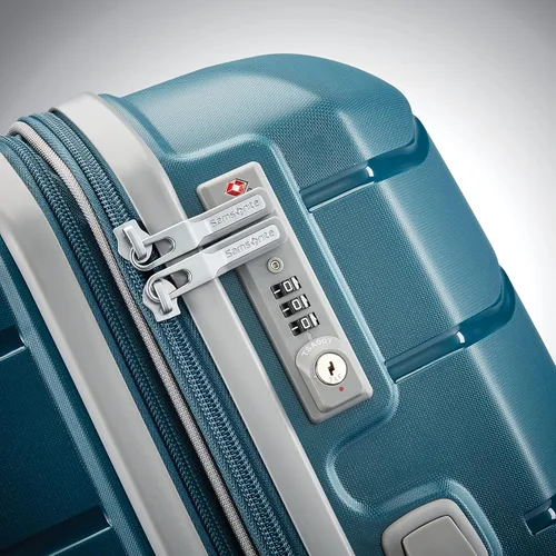 Miniatura 6 de Samsonite Freeform Hardside expandible con ruedas giratorias dobles Verde azulado oscuro